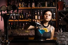bartending means keeping late hours which can influence sleep habits